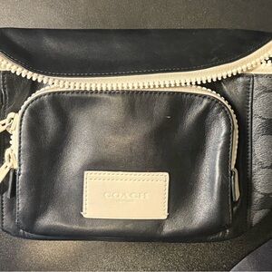 Coach Black Leather Bag